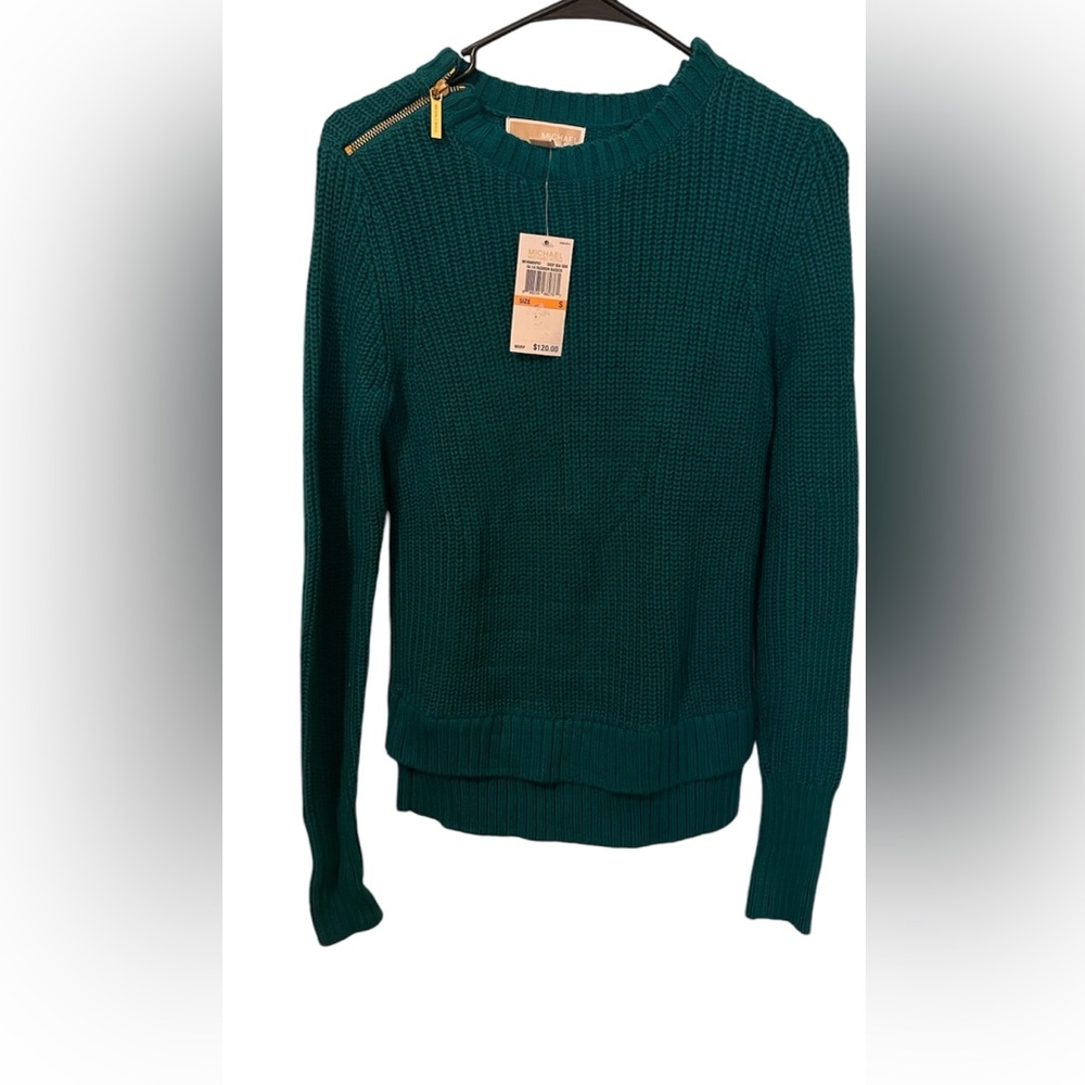 Micheal Kors sweater-Deep Sea Green